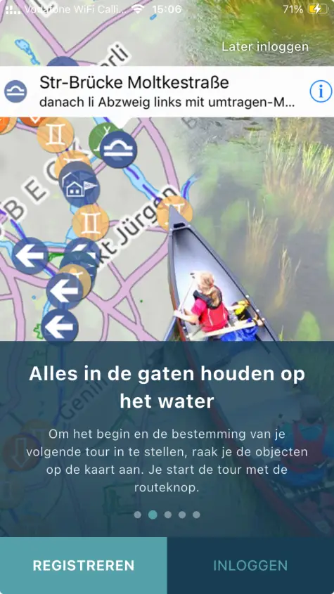 Houd alles in de gaten op het water