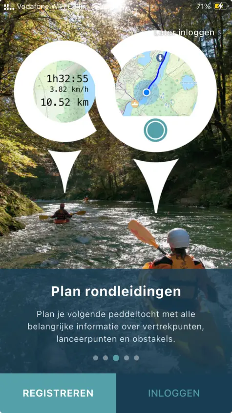 Plan je peddeltochten