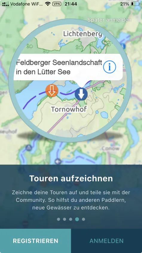 Zeichne deine Paddeltouren auf
