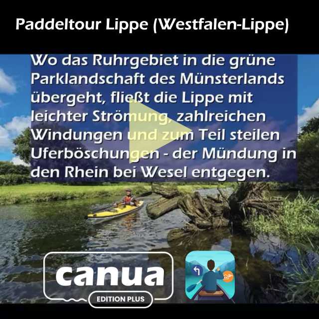 Kurzweilige Ein- oder Zweitagetour mit spritzigen Schwällen von Datteln nach Dorsten.
