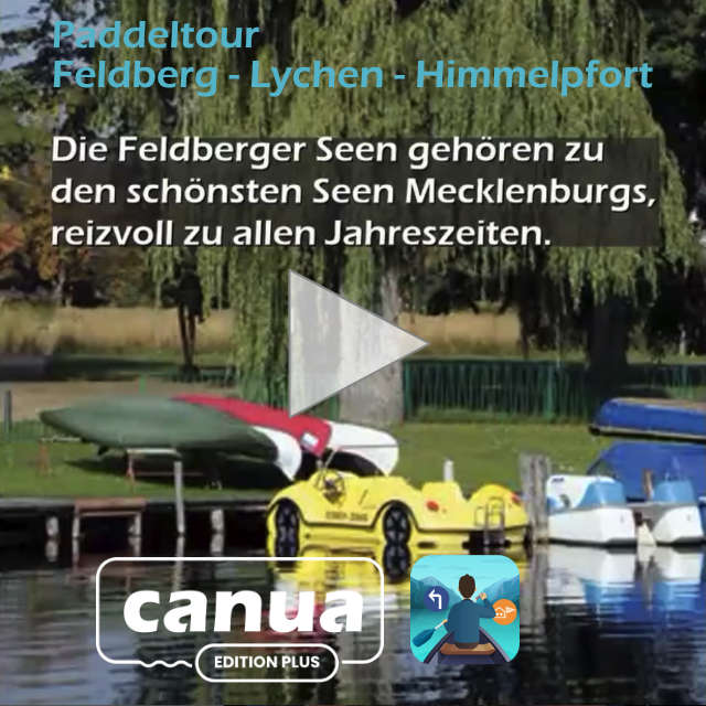 Schönste Tour: 6 Tage-Paddeltour in Mecklenburg-Vorpommern / Brandenburg: Eiszeitliche Seen- und Hügellandschaft par excellence, ca. 100 km.