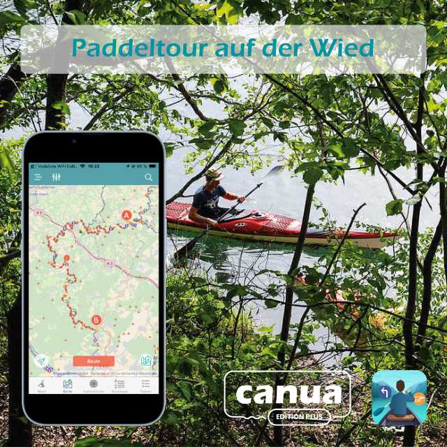 Neueste Schönste Touren jetzt in canua erhältlich: Abwechslungsreiche 2 Tagetour durch den Naturpark Rhein-Westerwald, 46 km.